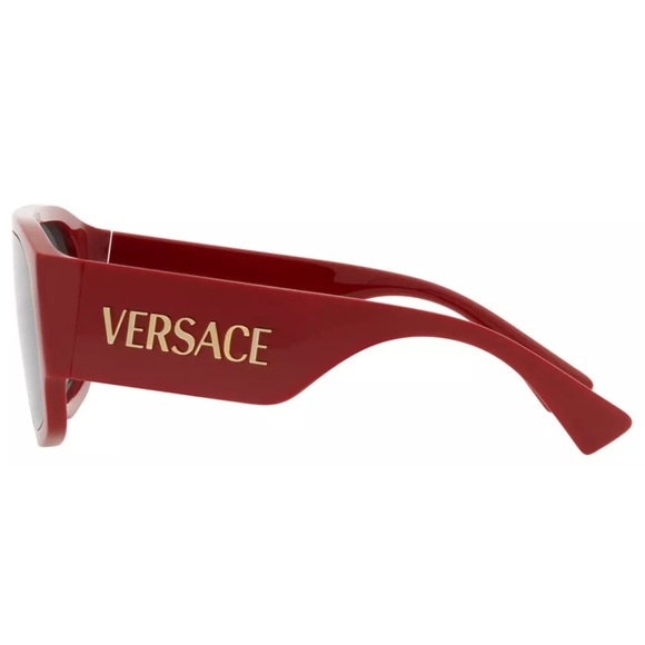 Versace Red and Black Sunglasses - Picture 4 of 5